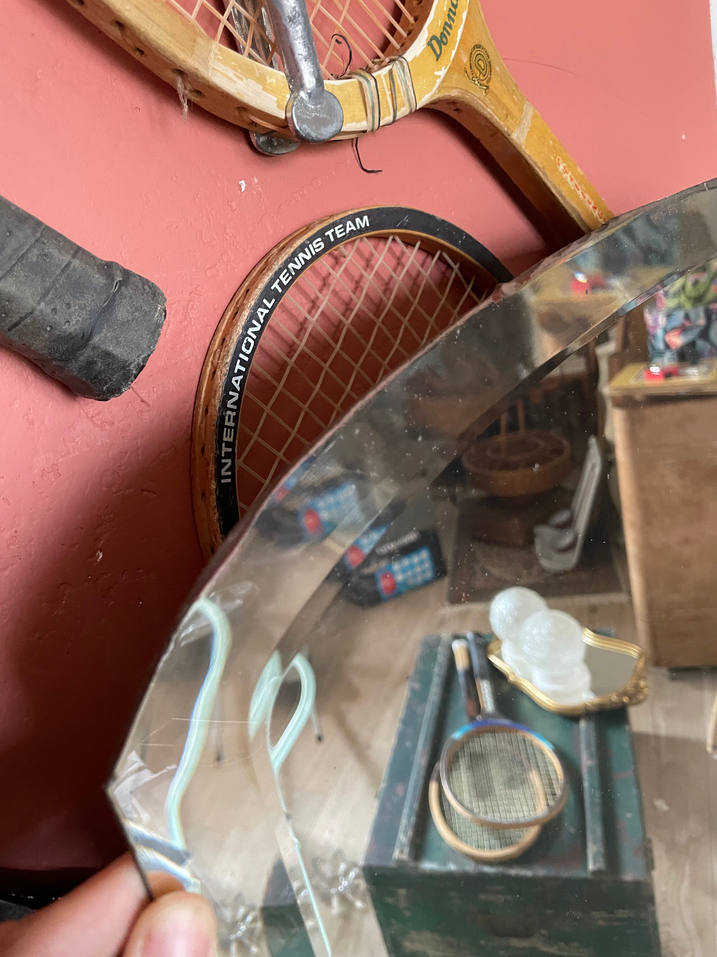 Beveled mirror 150x57cm