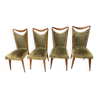 Four Charles Ramos lounge chairs