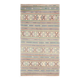 Kilim Vintage Anatolien, Rayures Tribales et Motifs Géométriques Pastel