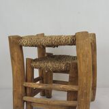 Brutalist nesting stool