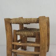Tabouret brutaliste gigogne
