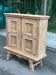 Renovated Spanish Renaissance oak buffet armoire from the 1930s.