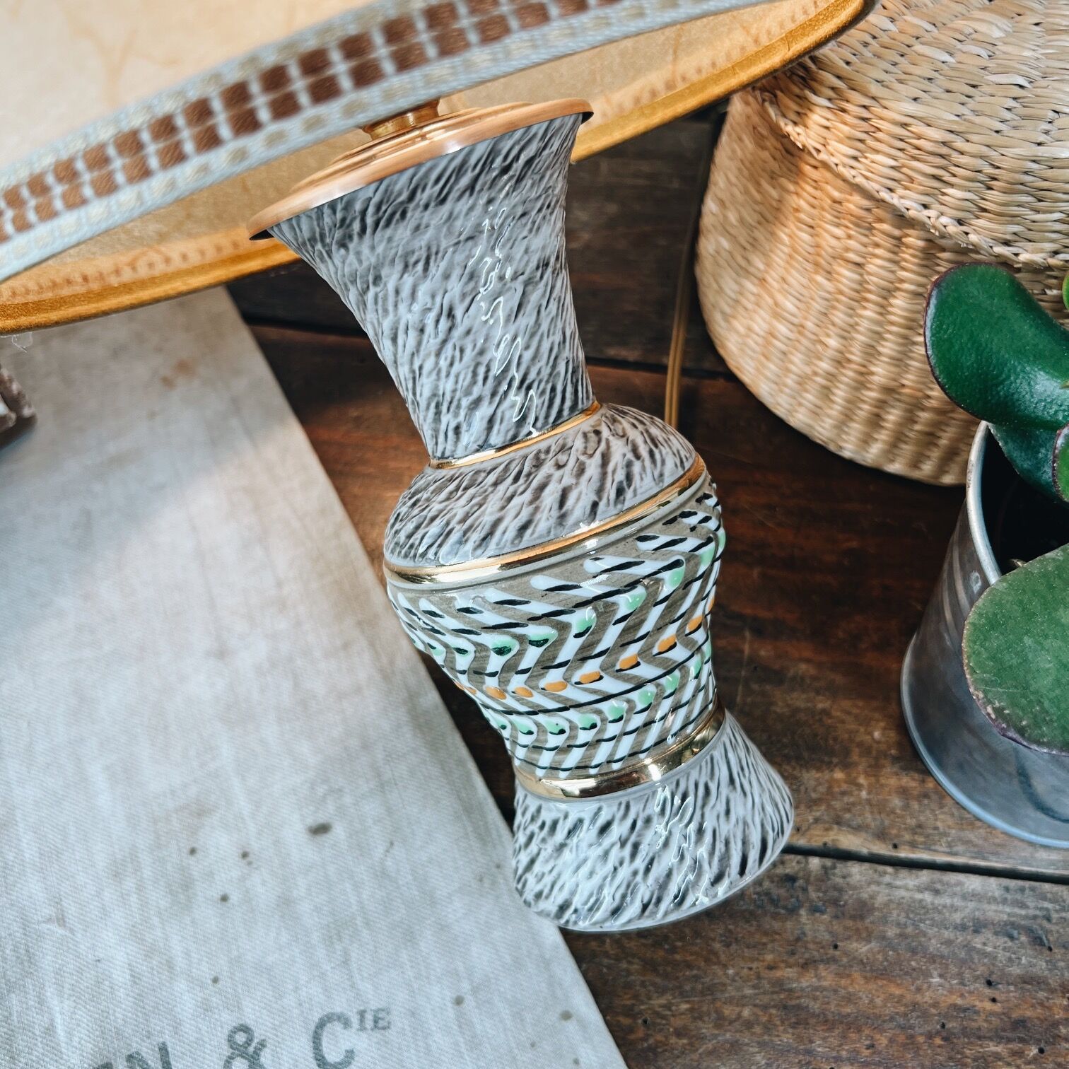 Ceramic lamp "Jacques Breugnot"