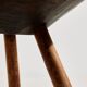 Tabouret de traite artisanal, lot de 4