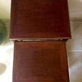 Table trundle strapping brass circa 1900