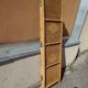 Vintage rattan and bamboo basketry screen
