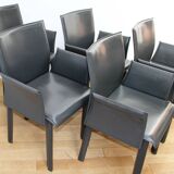 Set of 5 Marcia armchairs, Protis