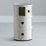 Anna Castelli's 3-storey bedside for Kartell