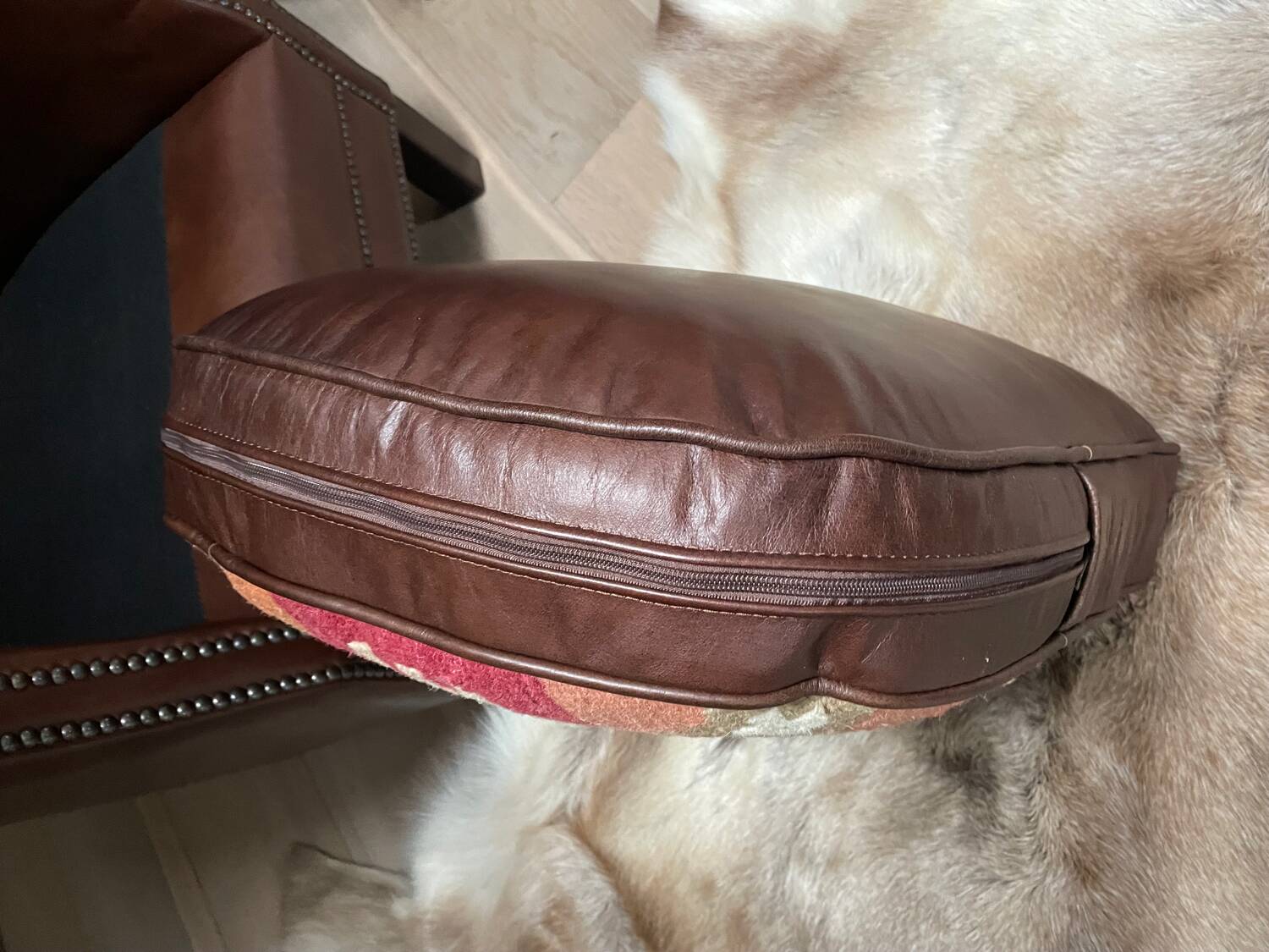 Fauteuil club en cuir