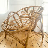 Rattan armchair