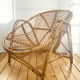 Rattan armchair