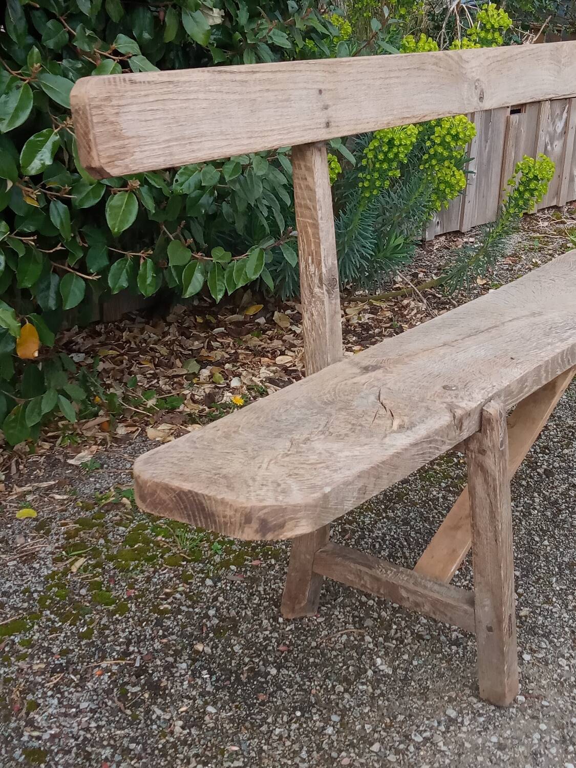 Oak farm bench 280 cm
