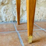 Vintage bedside table on compass legs, 1950 ́s