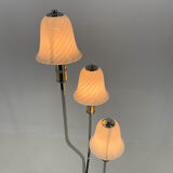 Italian Chrome & Murano Glass 'Magic Mushrooms' Floor Lamp, 1970's