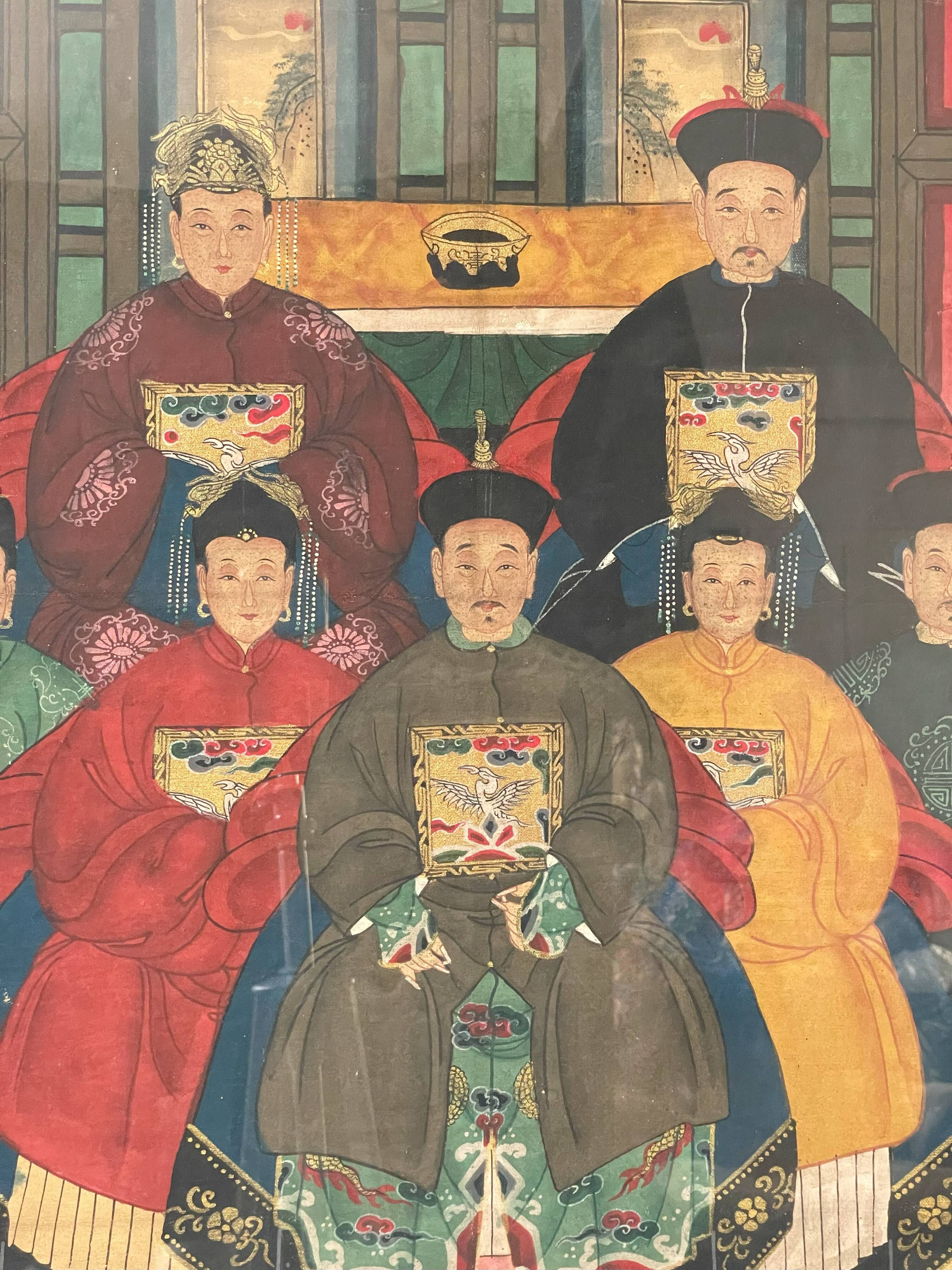 Chinese Family Painting