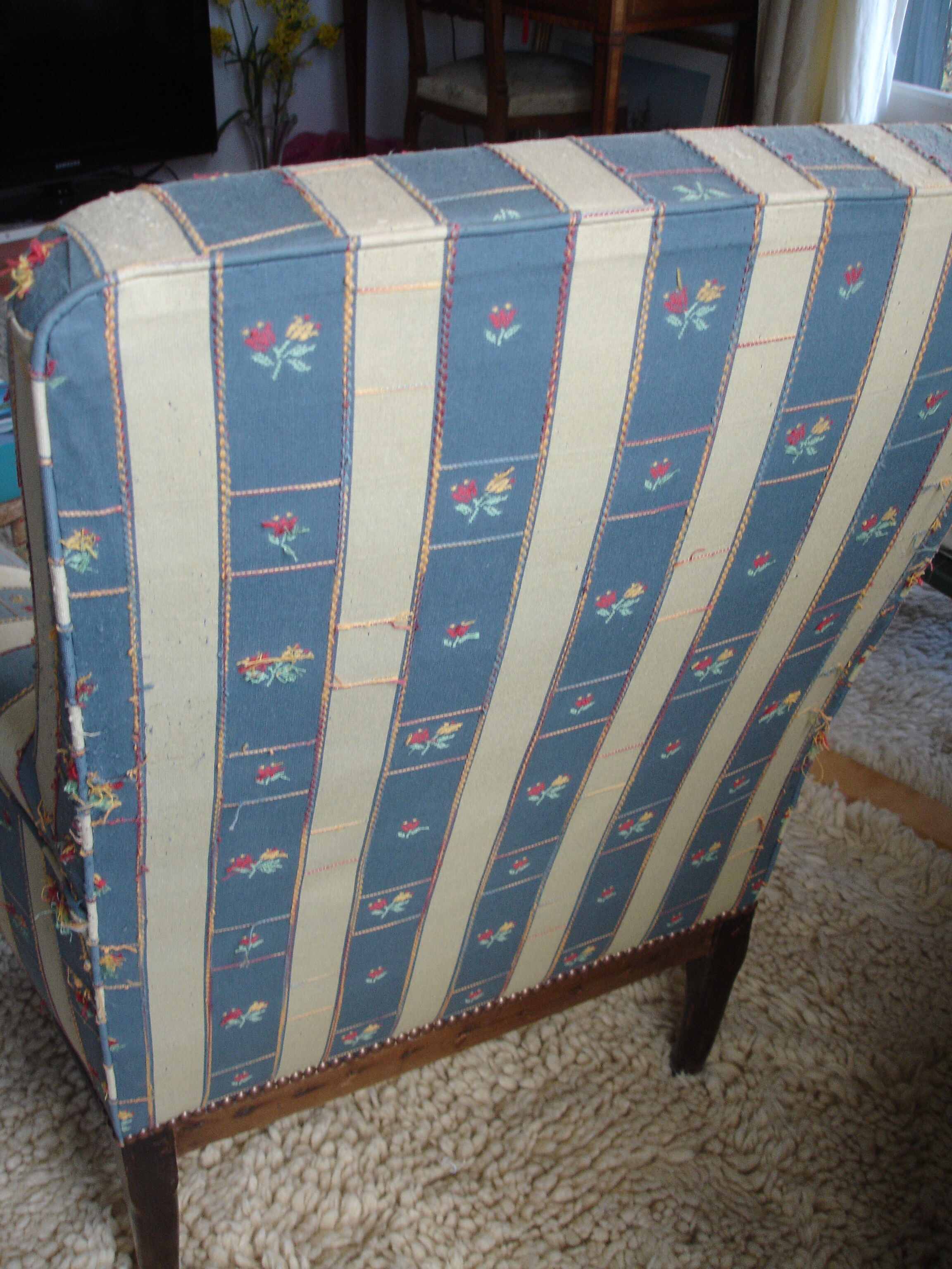 Chair English straight back