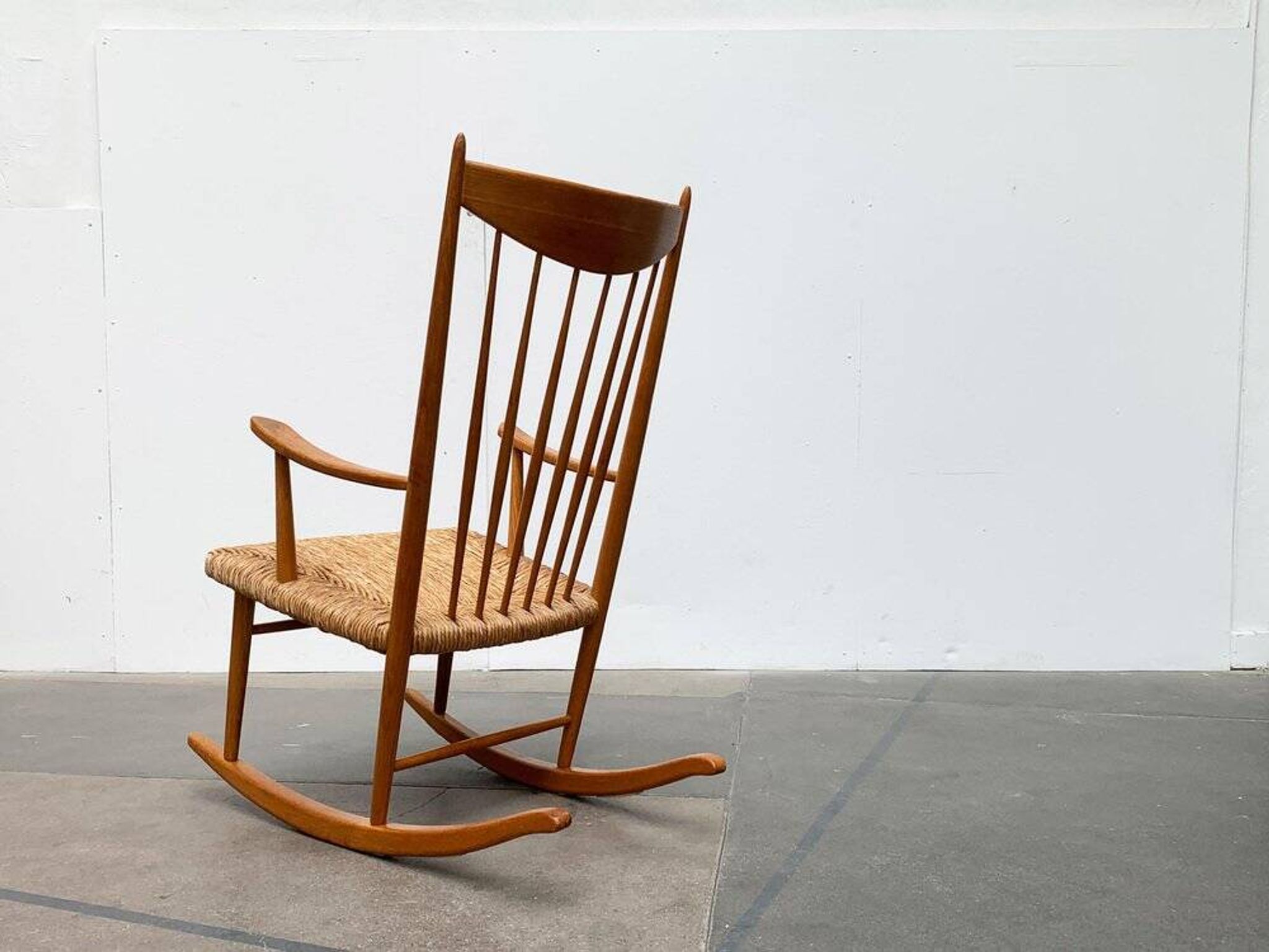 Mid-century Danish rocking chair