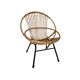 Rohe Noordwolde Rattan Bucket Chair, 1960s