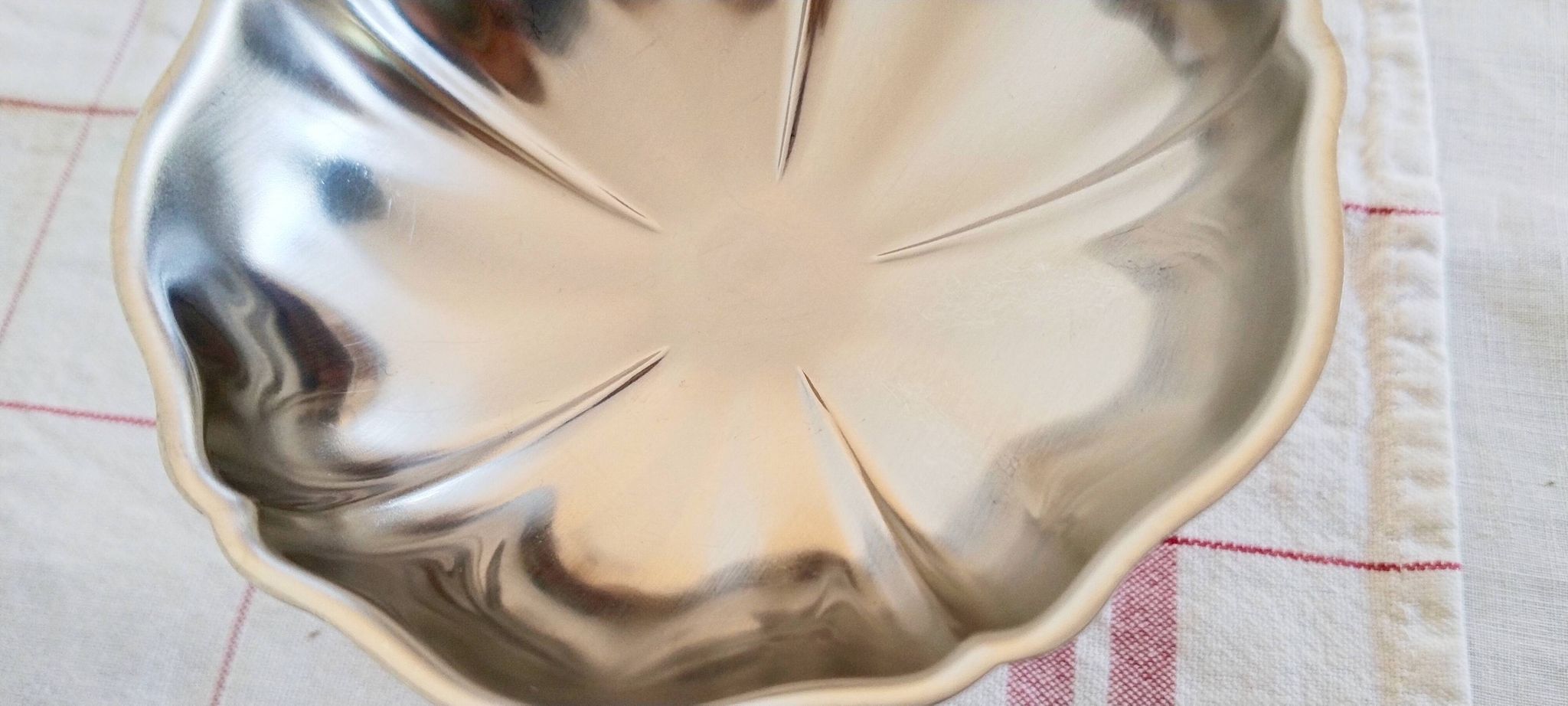 Lot de 6 grandes coupes à glace  , en inox 18/10 ( ref 17)