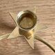 Vintage brass candle holder