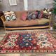 Tapis adler du caucase, aigle kazak 190x113 cm tapis tribal vintage