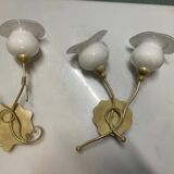 Murano Glass Sconces Set of 2 by Zonca 