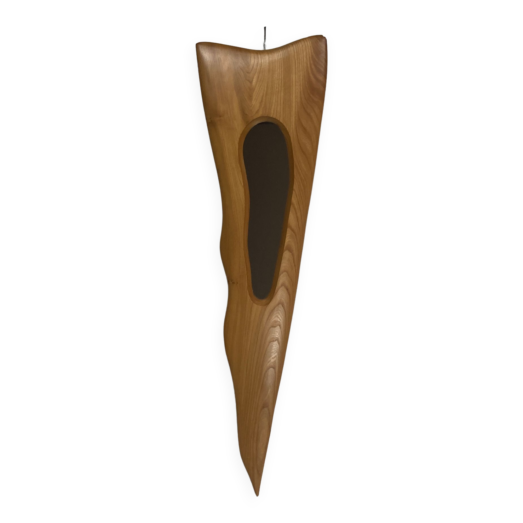 Freeform Irish elm mirror by Sheamus Malone 2001