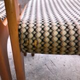 Paire de chaises traîneau
