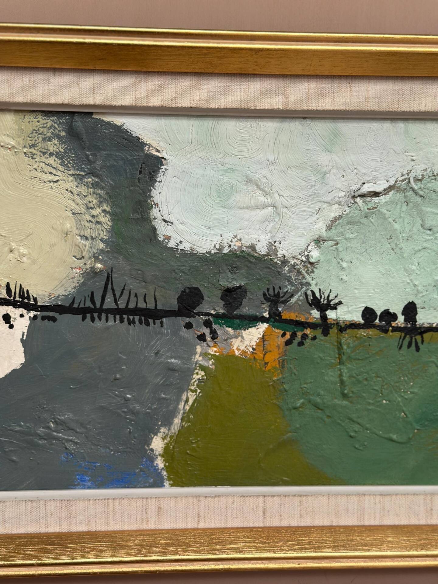 Swedish Oil on Canvas – “Kvarnvägen” by Hans Osswald – Signed