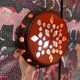 Large ceramic wall light, 1950s design