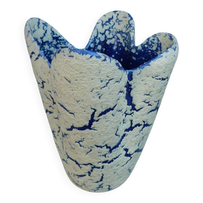 Vase vintage 1960 céramique Fat lava Clamecy