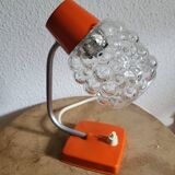 Orange pop bedside lamp 1970