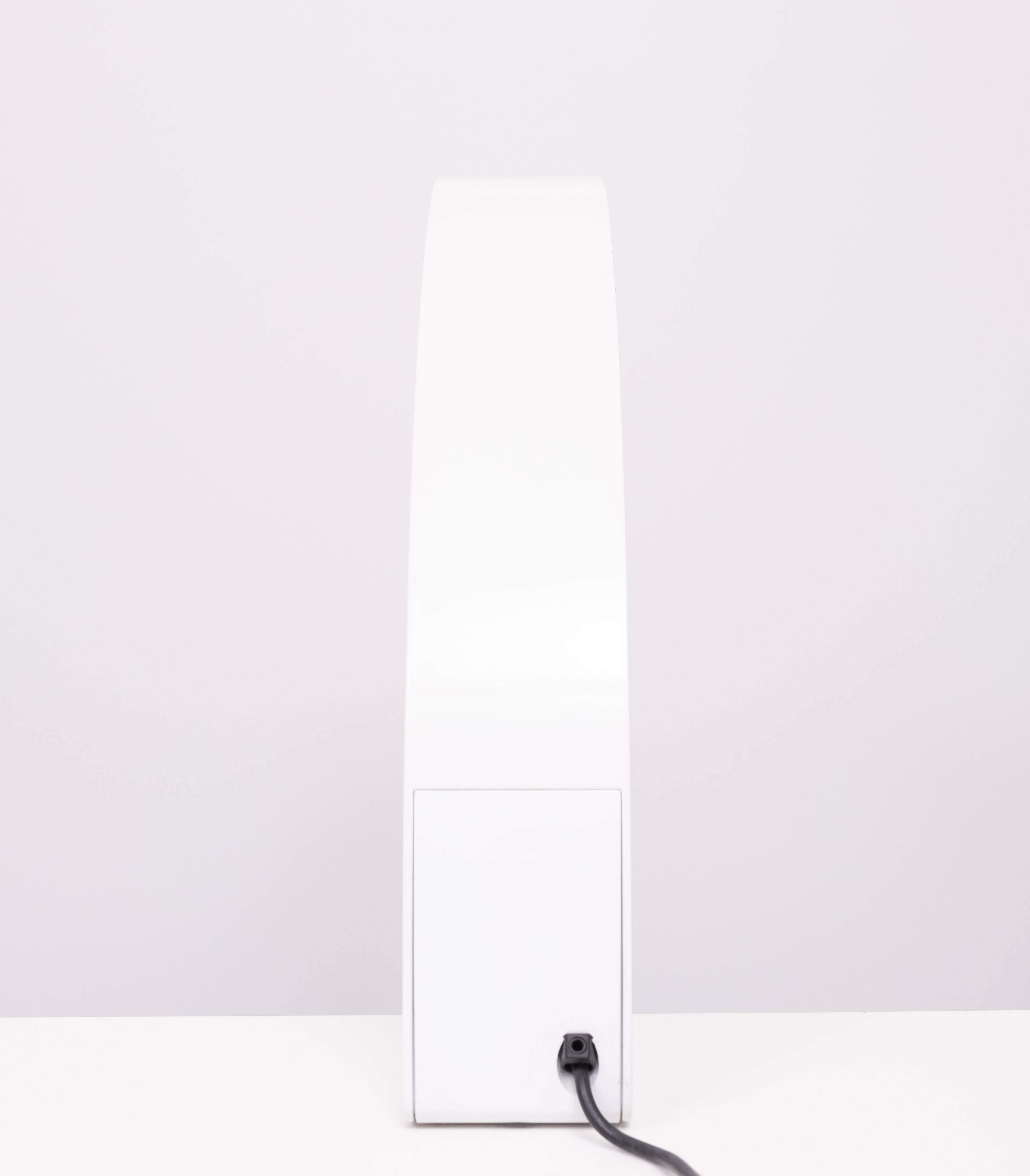 Arcobalena Table lamp minimalist post modern design marco zotta 1980s Italy