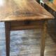 Solid oak farmhouse table
