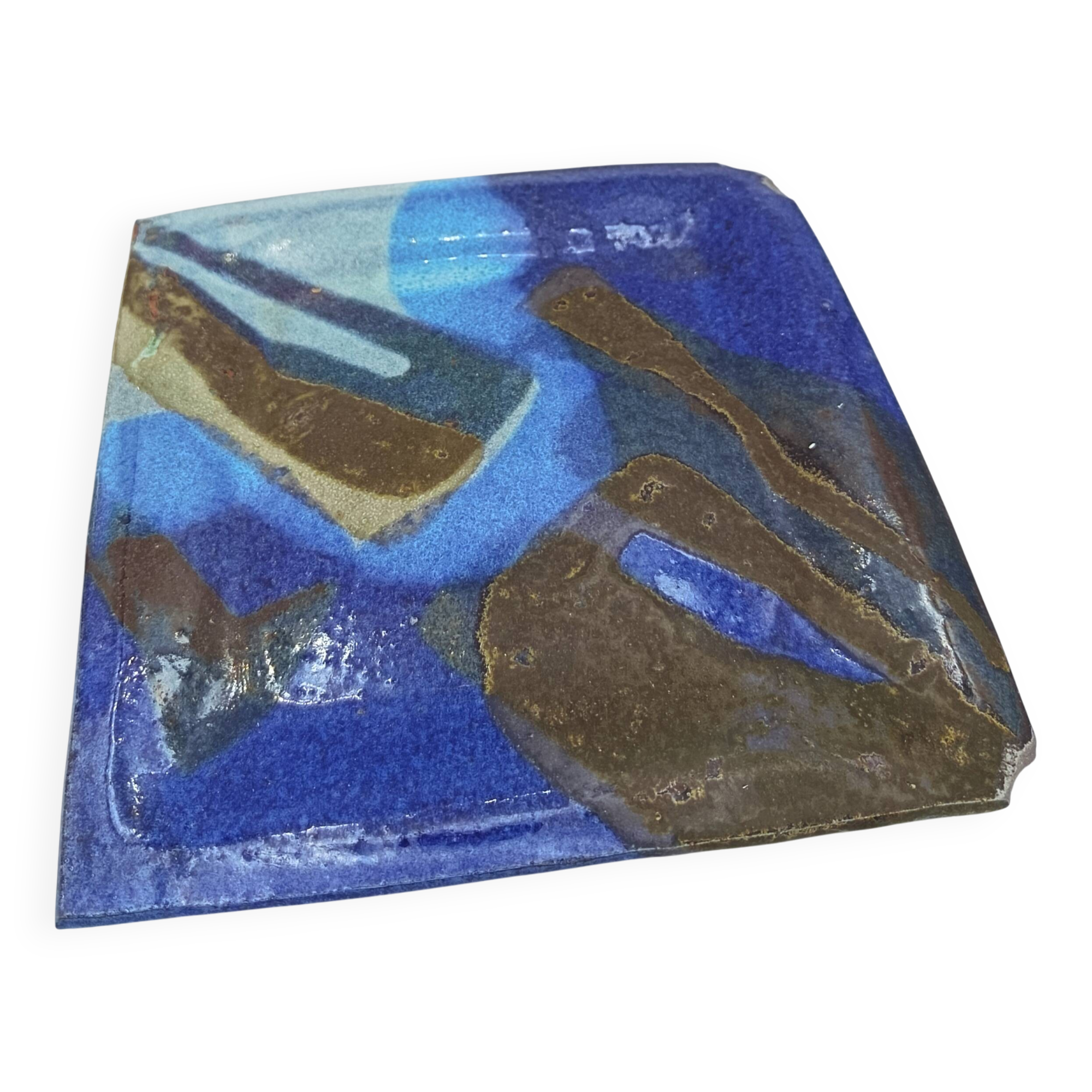 Ceramic plate Jean Cacheleux - Puisaye