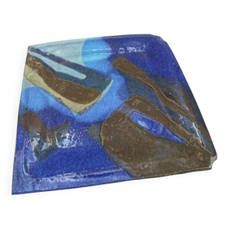 Ceramic plate Jean Cacheleux - Puisaye