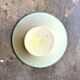 Hand-painted ceramic alcea bowl, size L