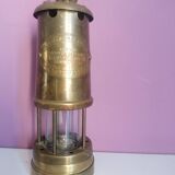 Miner's lamp British coal mining Wales UK