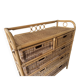 Commode rotin années 70