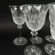 Saint-Louis, 6 cut crystal water glasses in the Tommy model, perfect condition.