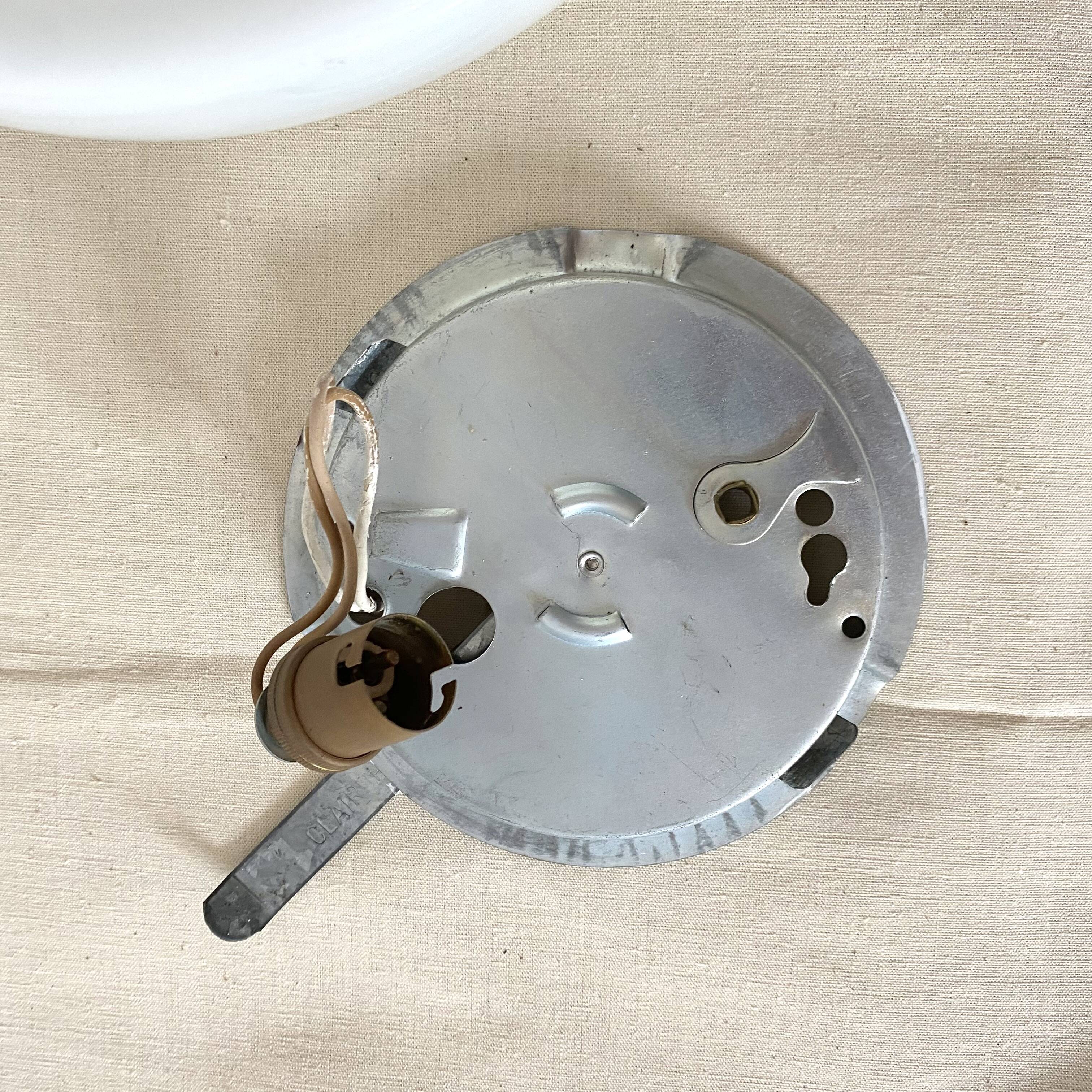 Vintage opaline ceiling light