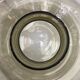 Vintage smoked glass pendant light, Italian work