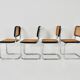 Dining chairs Style B32 by Marcel Breuer lot of 4