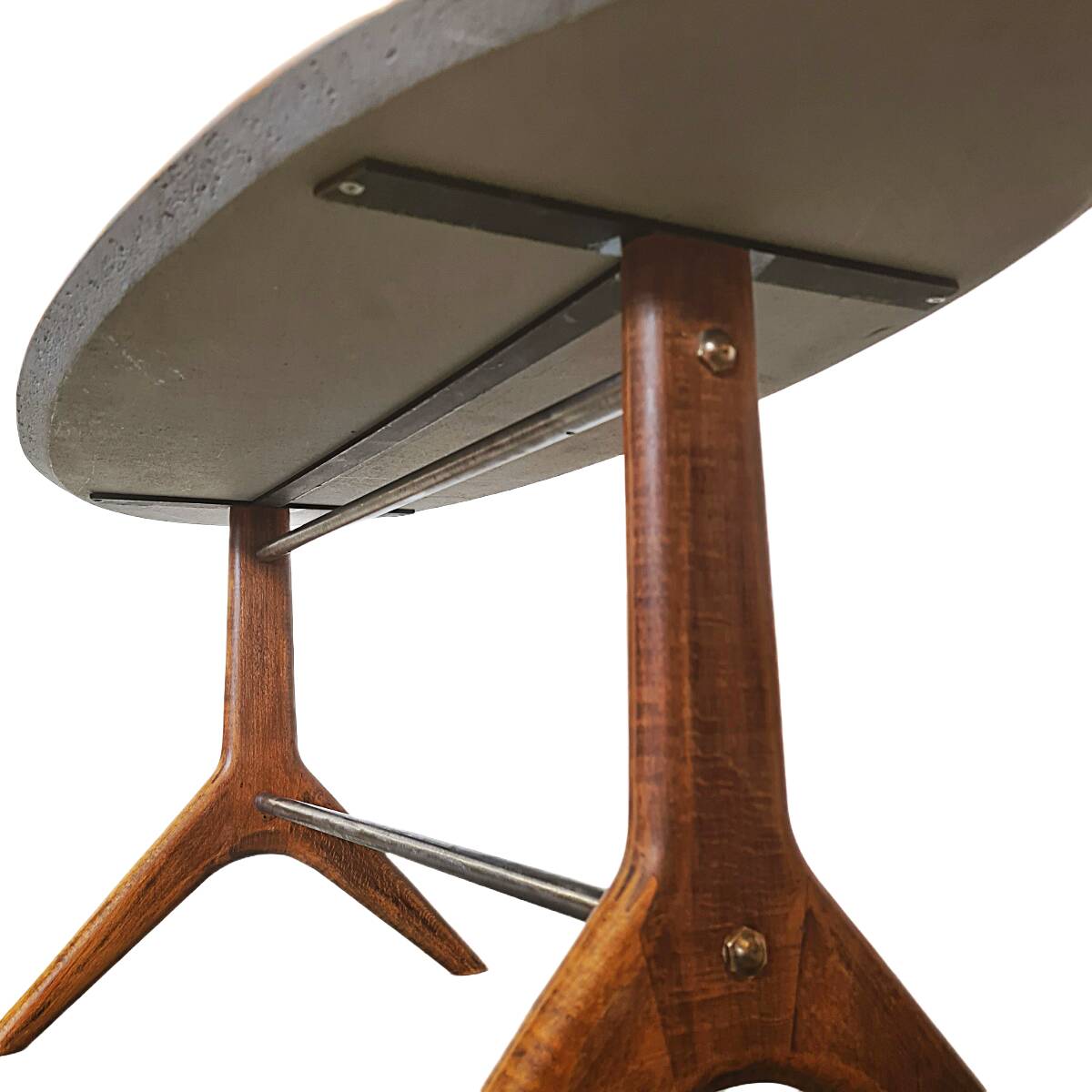 Vintage Design Oval Coffee Table, 1960s