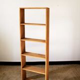 Solid wood bookcase shelf
