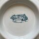 Ironstone footed plate by Perles U&C Sarreguemines