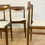 Suite of 4 vintage chairs Lübke