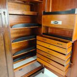 Belle garde-robe pour homme Art déco anglais des années 1920 Compactom Ltd