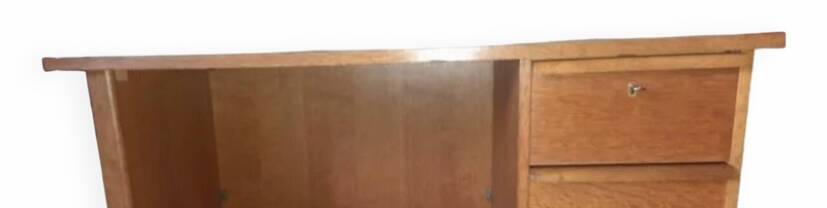 Vintage Scandinavian teak desk