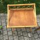 Bedside / side table rattan 1950 vintage